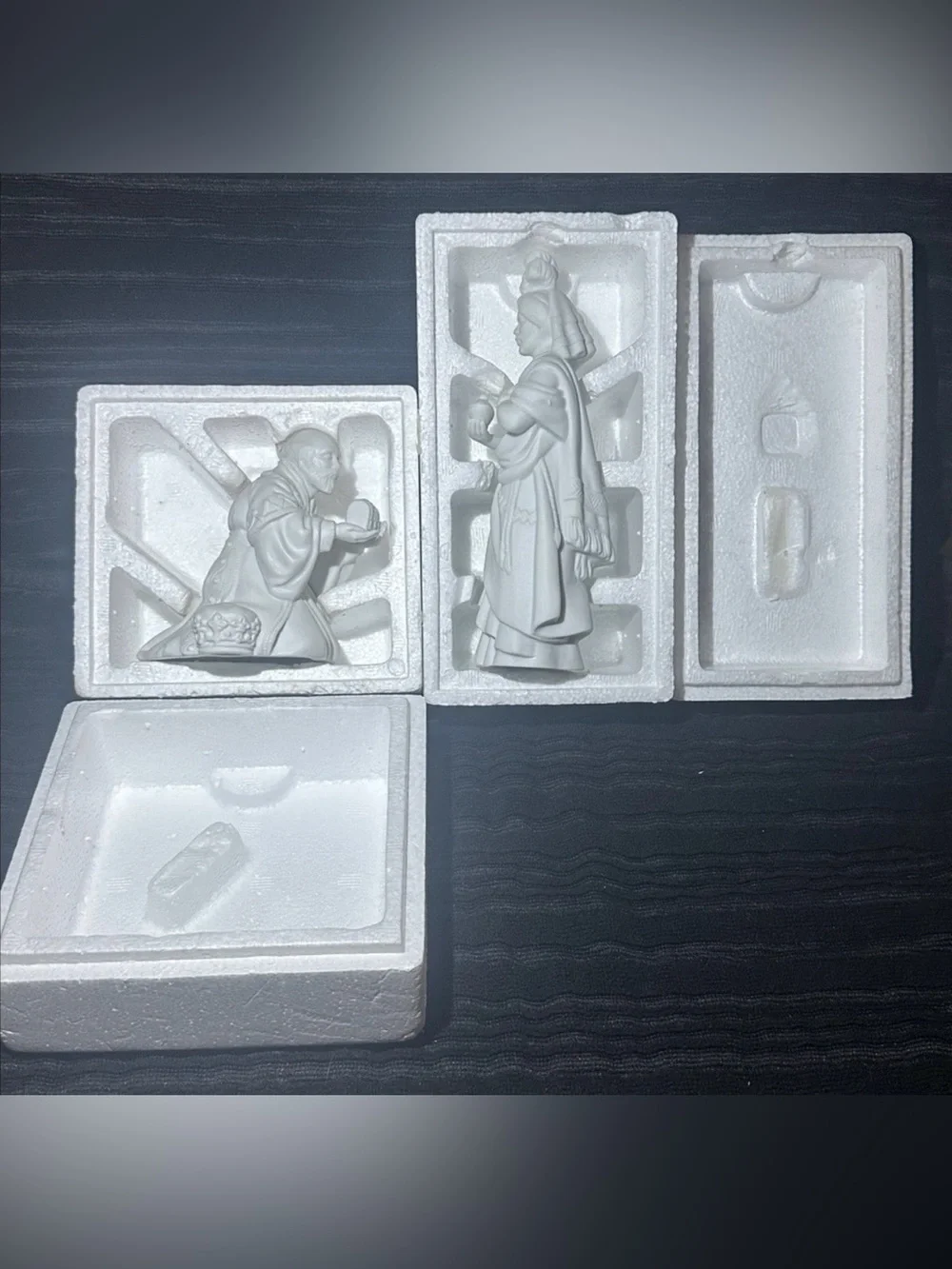 Vintage 1980's Avon Nativity Collectibles “The Magi”Porcelain Figurines